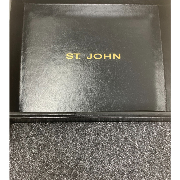 St. John Matte Gold Tone Link Chain Belt 40\